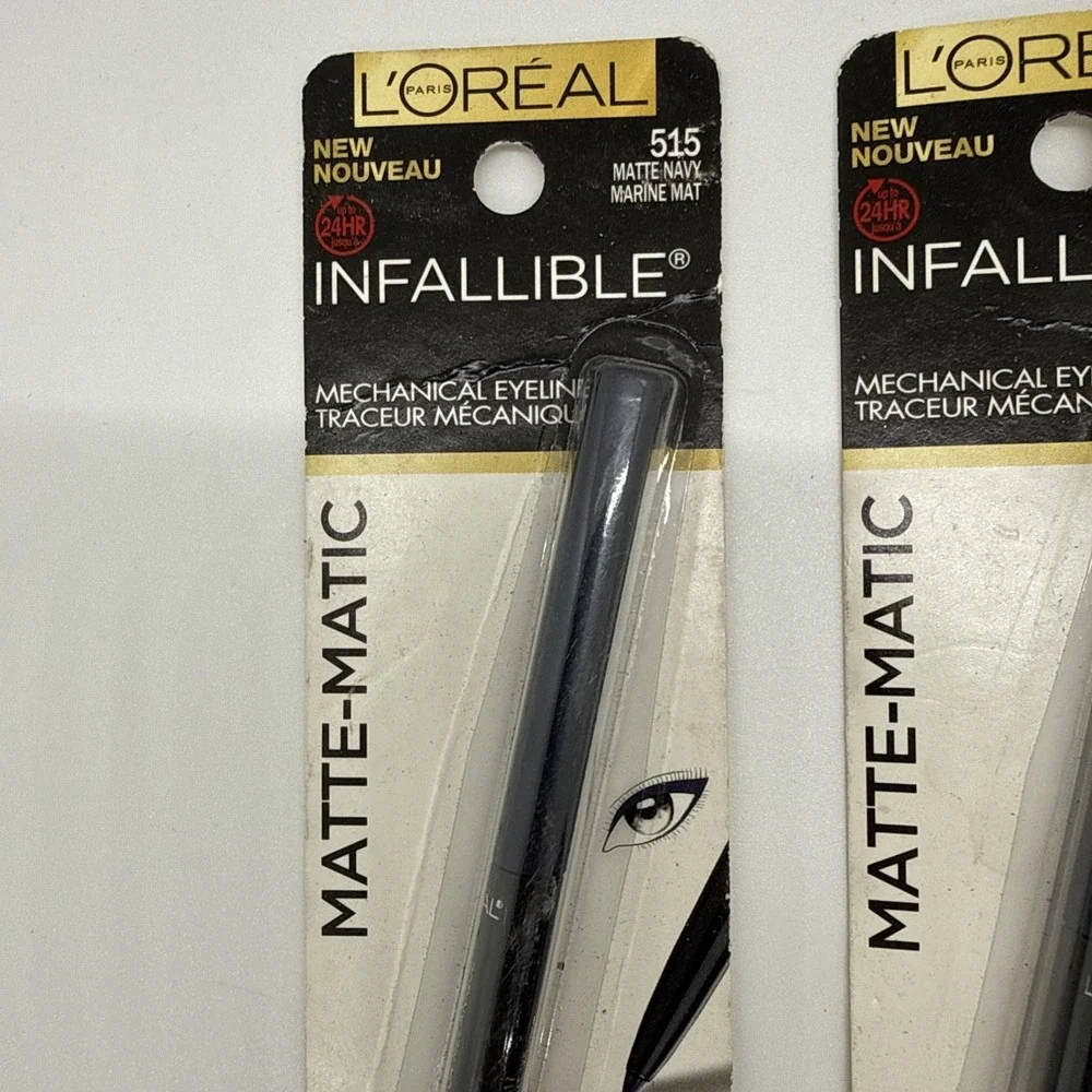 2x L'Oréal Paris Infallible Matte-Matic Mechanical Eyeliner #515-Matte Navy